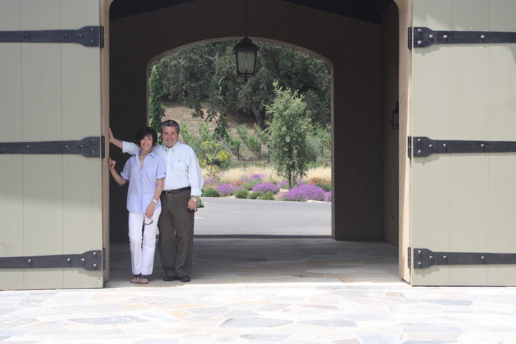 Former 49ers executive Carmen Policy and his wife, Carmen, operate Casa Piena in Napa. (Photo Mars Lasar)