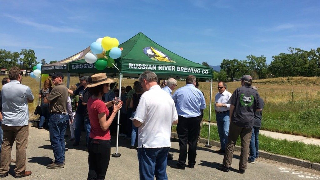 Russian River Brewing Company breaks ground for new Windsor facility.