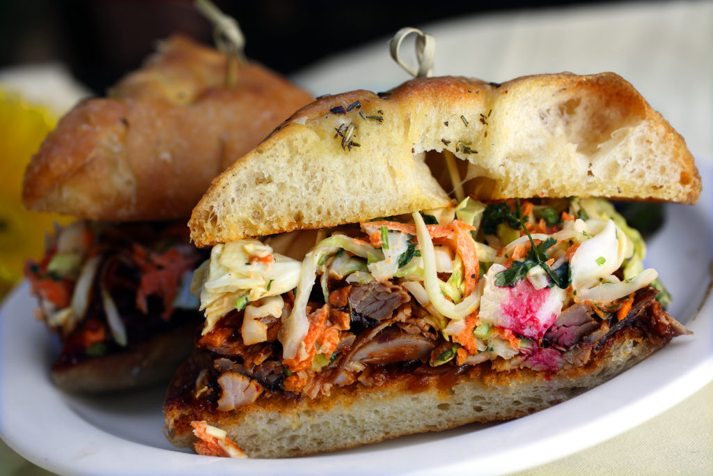 The Pulled Pork Sandwich from Twist Eatery in Forestville. (Photo by John Burgess)