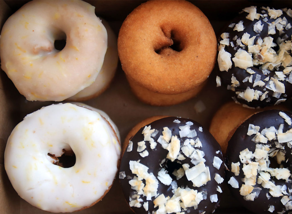 Gourmet donuts are made daily at 5a.m. at Acre Donuts in Petaluma. They'll soon be arriving in Santa Rosa. Kent Porter/PD