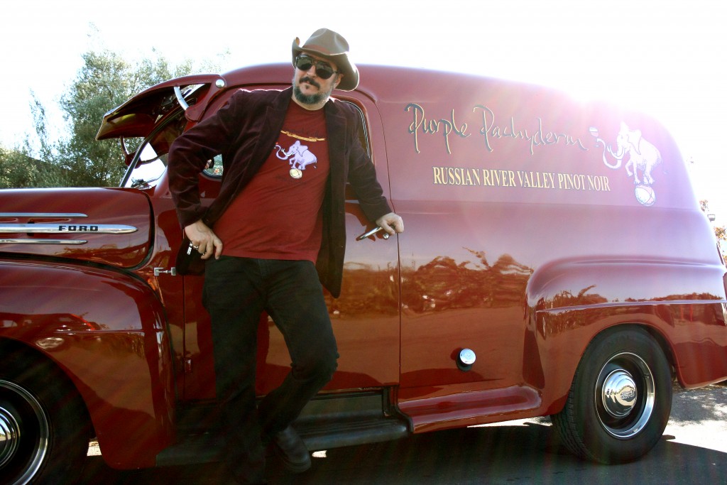 Long-time Sonoma County resident, musician Les Claypool, produces Pinot Noir at his Claypool Cellars (Photo: Todd Jenkins)
