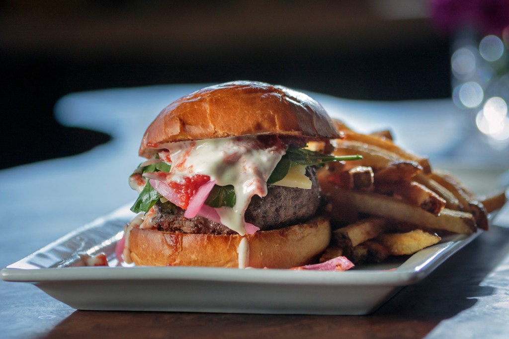 Burger at Boon Eat + Drink in Guerneville. (Chris Hardy/Sonoma Magazine)