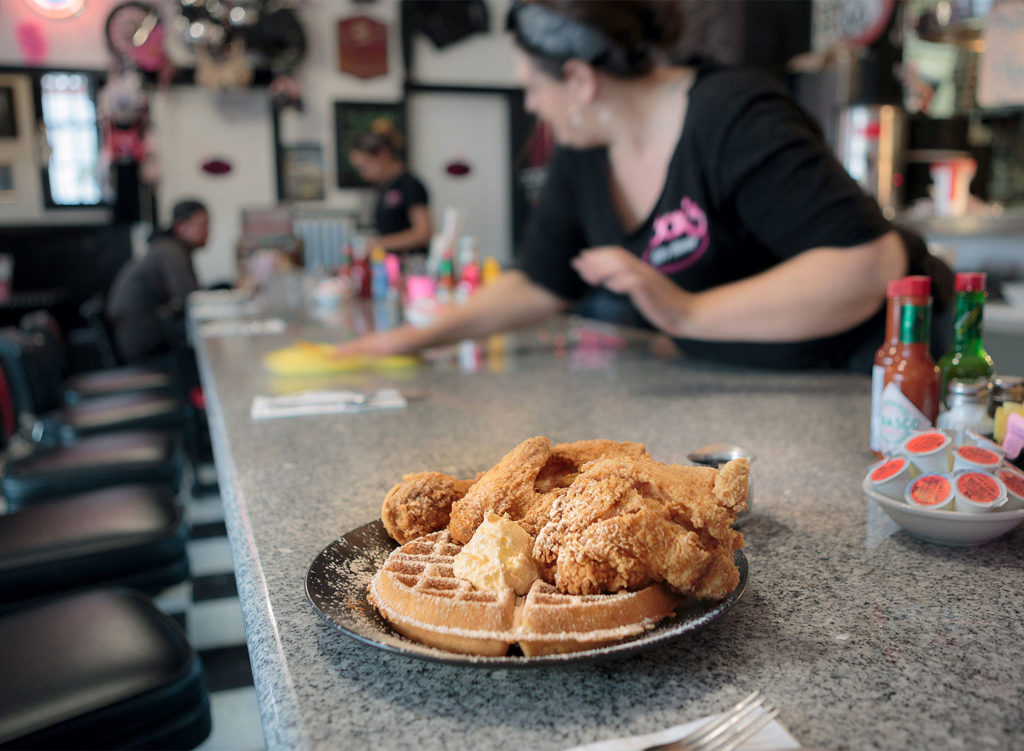 "Sax’s Joint is run by two moms, a grandma, and most of the rest of their families thrown in for good measure, so you know your mom will be treated well on Mother’s Day. Whether looking for steak and eggs, waffles, pancakes, or a build your own scramble, everything on Sax’s menu is delicious. However, I usually go with whatever they have on special, because it often includes some sort of hash, which I am quite fond of." - Houston Porter, Petaluma Argus-Courier food guru