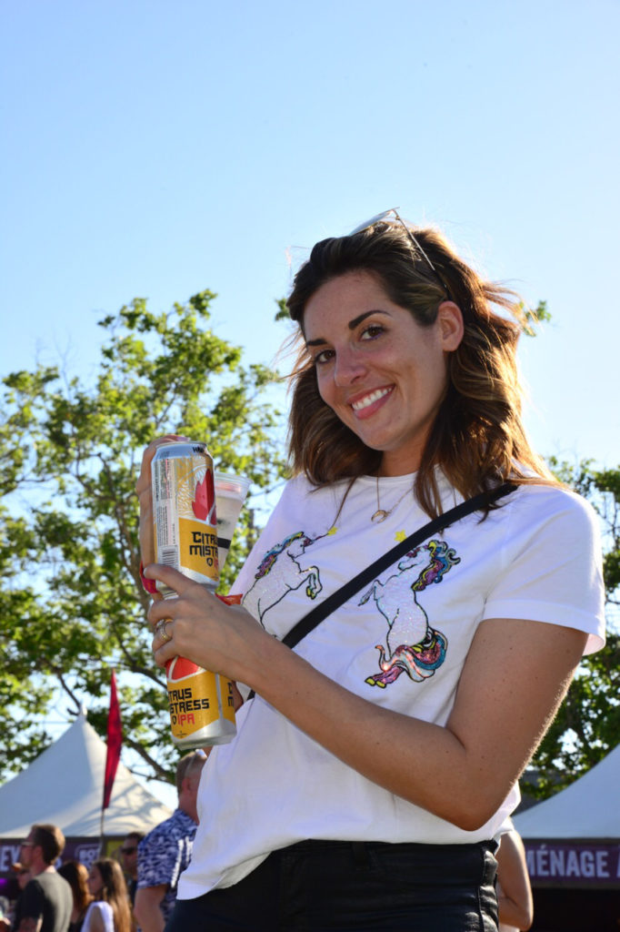 Hop Valley was a popular brew among the crowds sitting out on the lawn in the warm sunshine. (Tim Vallery) 