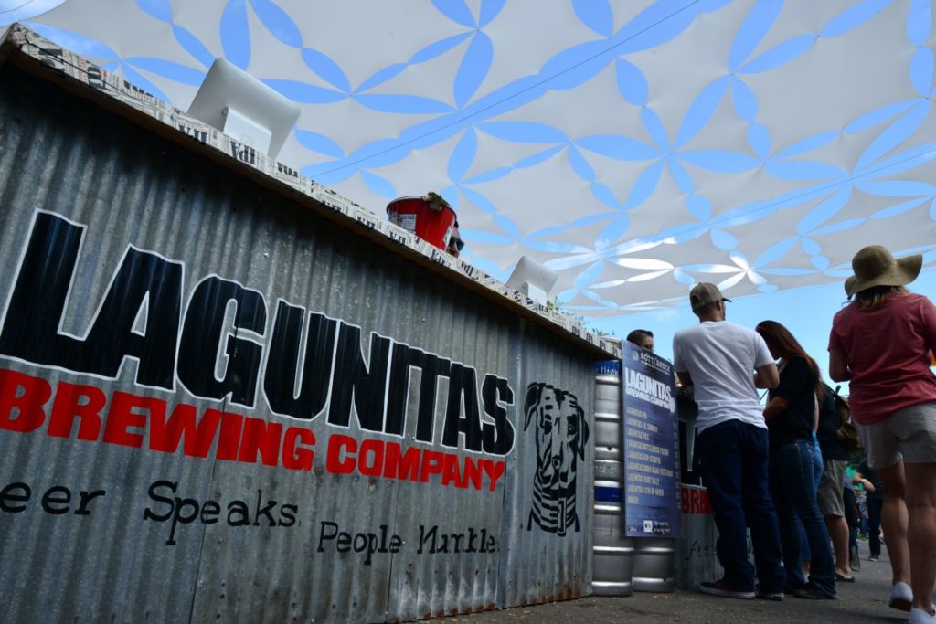 The beer garden at BottleRock Napa Valley. (Tim Vallery)