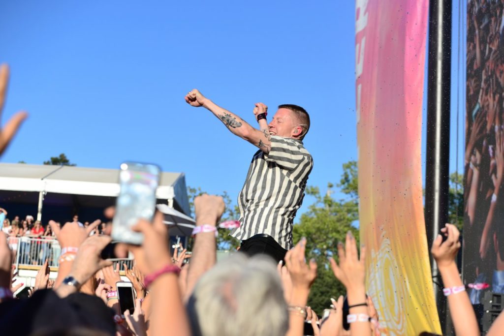 Macklemore performs live at BottleRock Napa Valley. (Tim Vallery)