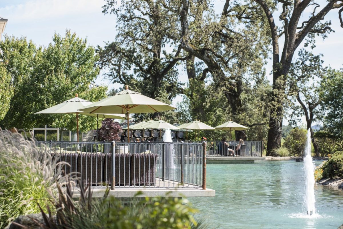 The Kinneybrook Patio at Kunde Family Winery in Kenwood, California