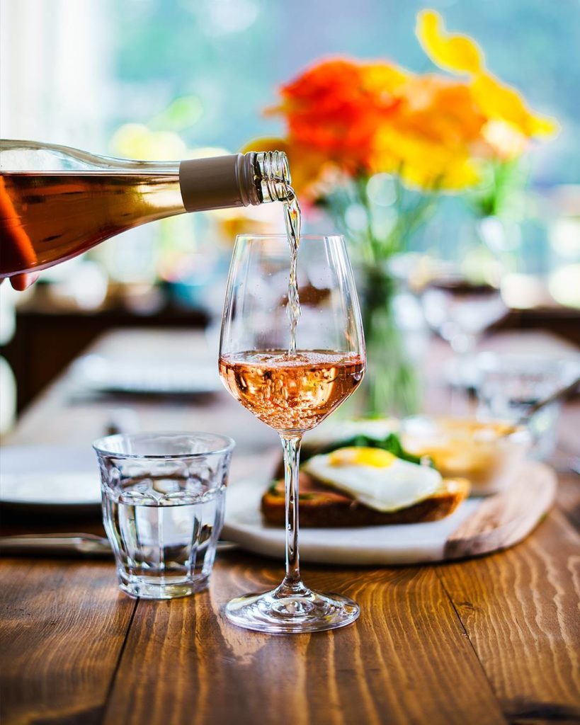 A glass of La Crema Wines Rosé