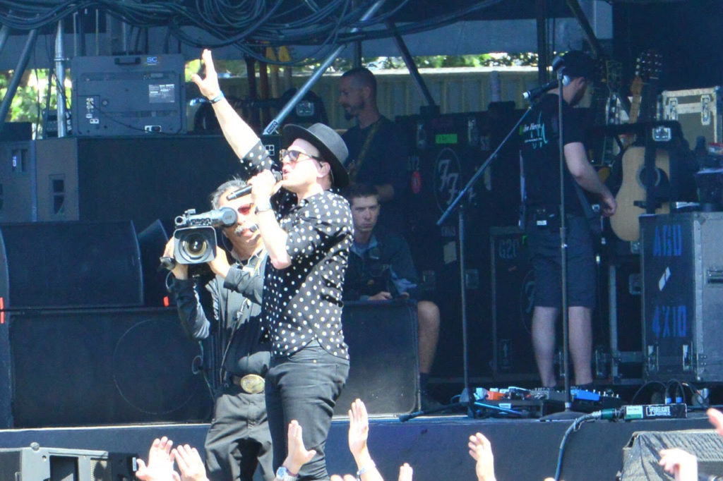 Gaven DeGraw entertained the crowds during BottleRock Napa Valley. (Tim Vallery) 