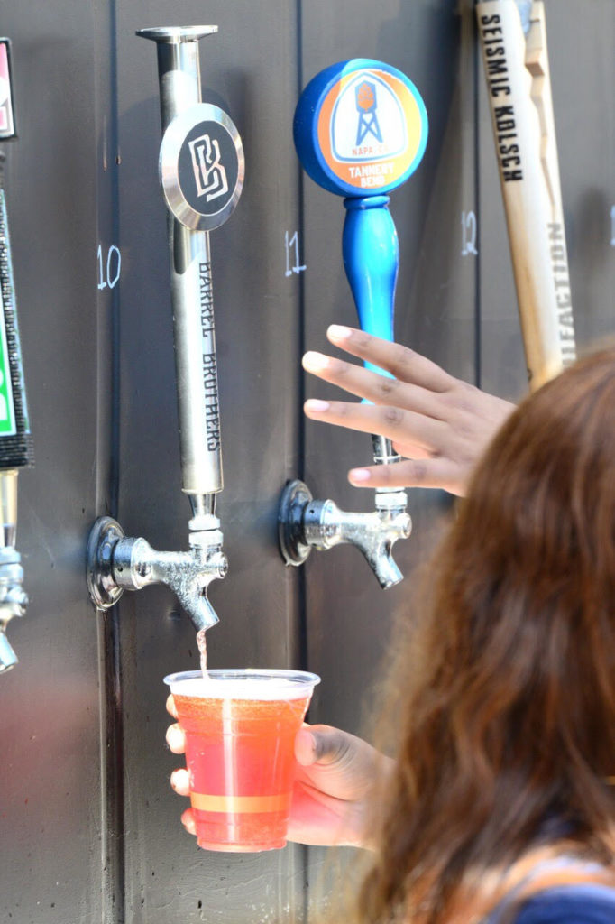 Barrel Brothers HibisKISS Belgian-style brew was a popular beer in the beer garden at BottleRock Napa Valley. (Tim Vallery) 