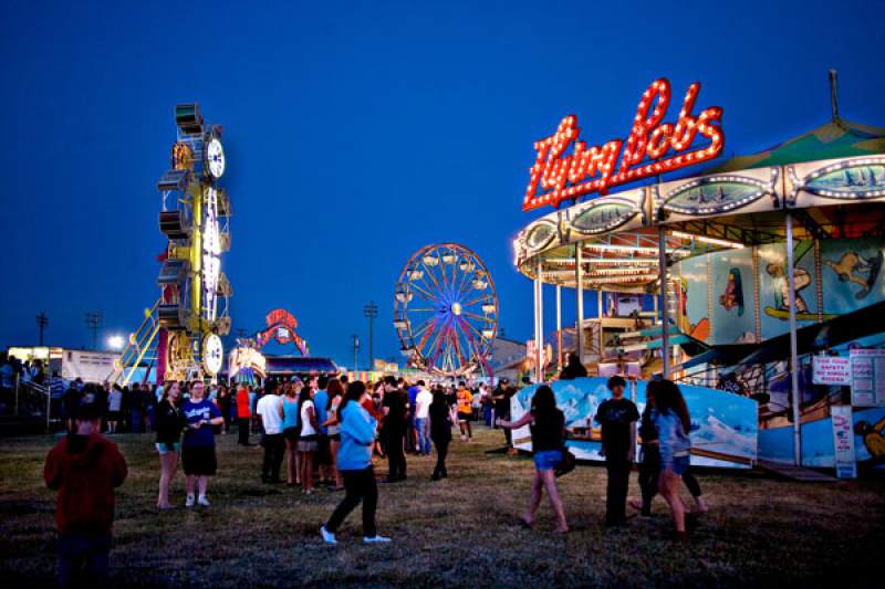 Midway at the Marin-Sonoma Fair in Petaluma, California