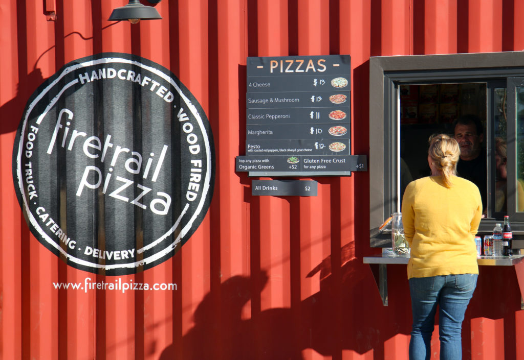 Firetrail pizza at The Block in Petaluma. Heather Irwin/Sonoma Magazine