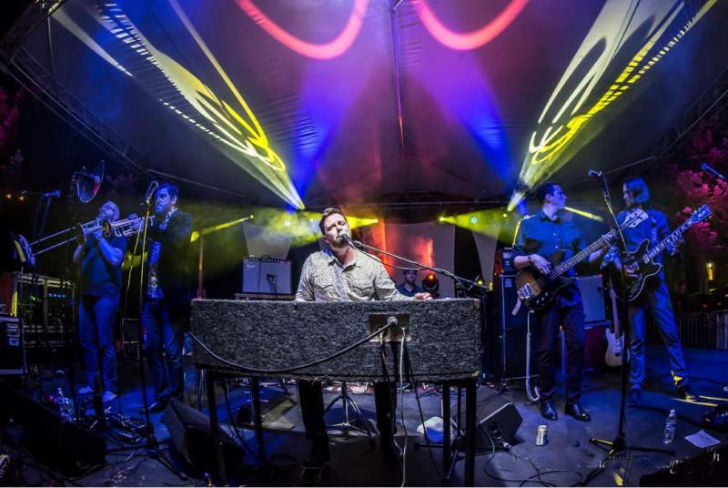 The Monophonics, a psychedelic funk-soul band from the San Francisco Bay Area play at HopMonk in Sebastopol. (Press Democrat) 