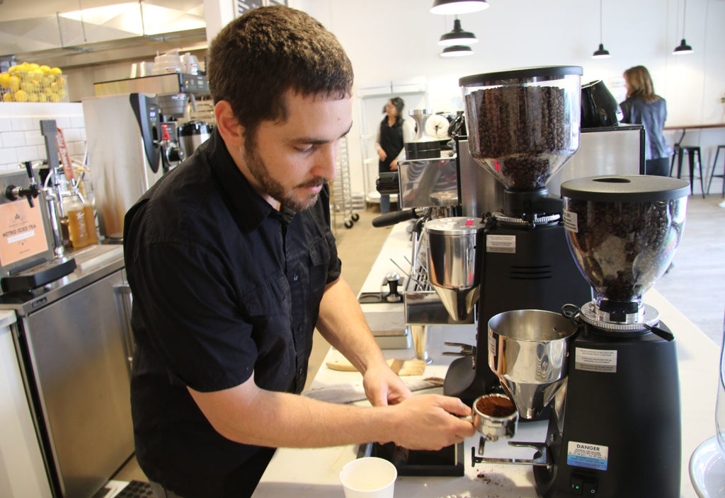 Richard at City Garden Doughnuts in Santa Rosa, Heather Irwin/PD