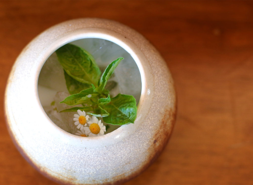 Tiger Uppercut with rum, lim, cocnut milk, ginger, Thai herbs at at Khom Loi pop-up at Ramen Gaijin in Sebastopol. Heather Irwin/PD