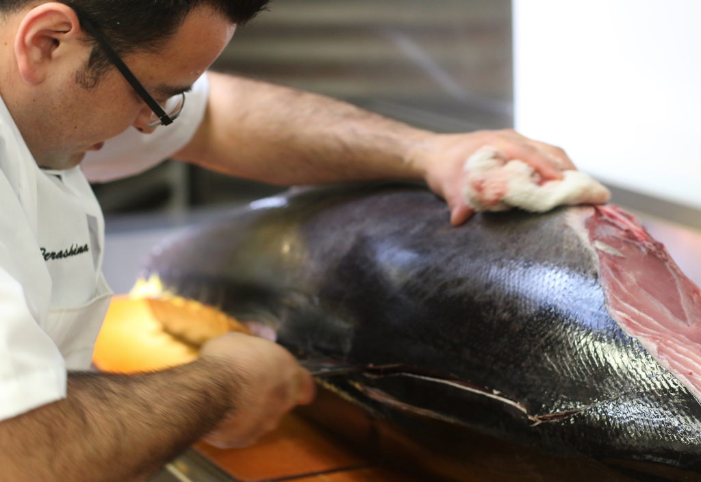 Chef Aiki Terashima at Reel Fish Shop & Grill in Sonoma. Heather Irwin/PD