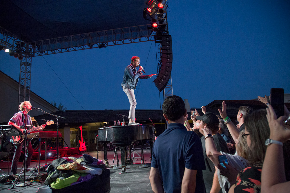 Andrew McMahon In The Wilderness plays a sold out concert at Robert Mondavi Winery in Oakville. (Estefany Gonzalez)