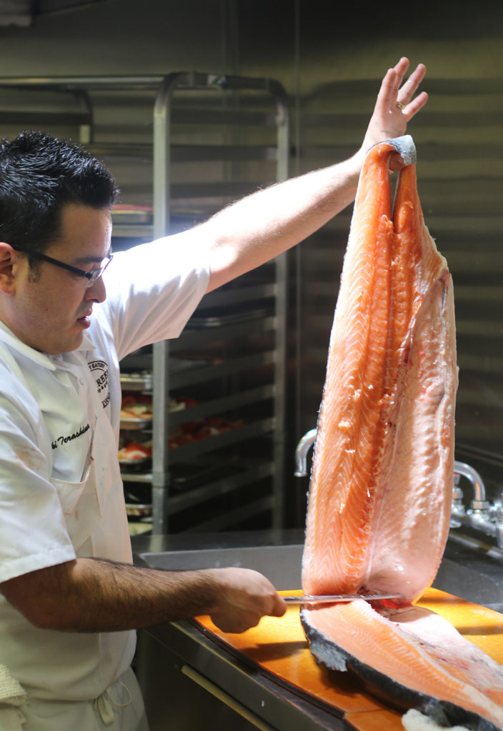 Chef Aiki Terashima at Reel Fish Shop & Grill in Sonoma. Heather Irwin/PD