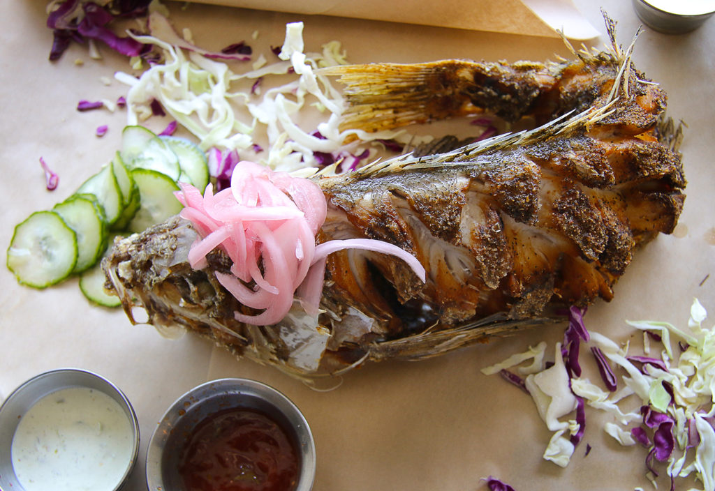 Whole rockfish at Reel Fish Shop & Grill in Sonoma. Heather Irwin/PD