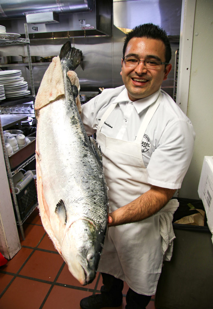 Chef Aiki Terashima at Reel Fish Shop & Grill in Sonoma. Heather Irwin/PD