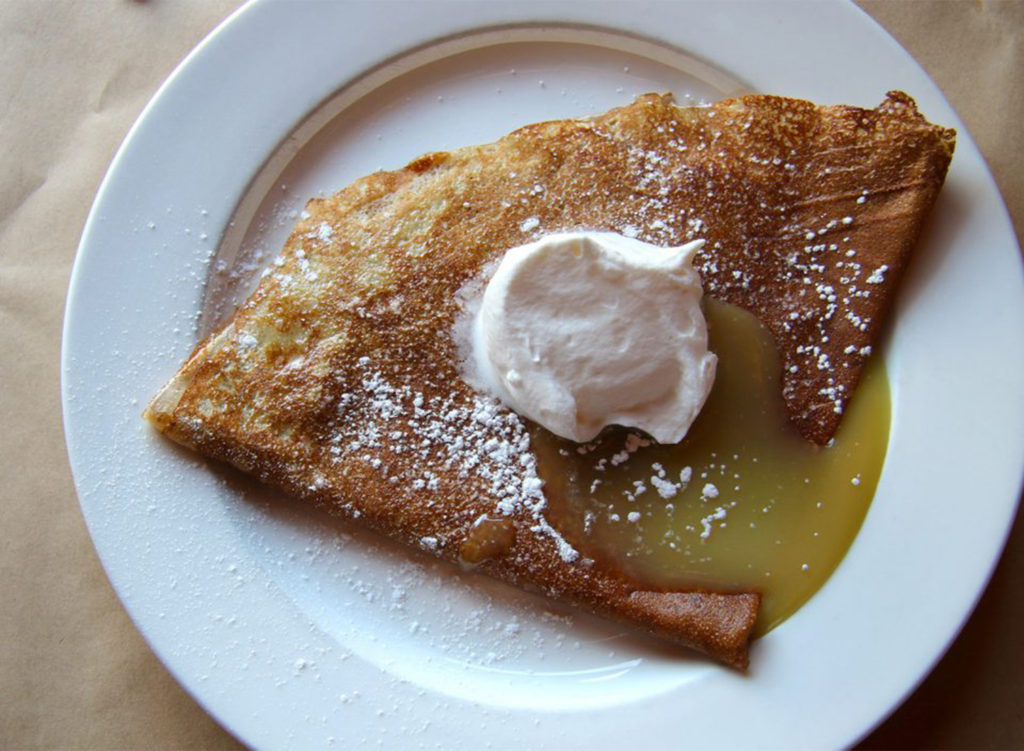 FRANCE, Bistro 29 in Santa Rosa: Dessert Crepe with lemon curd. Heather