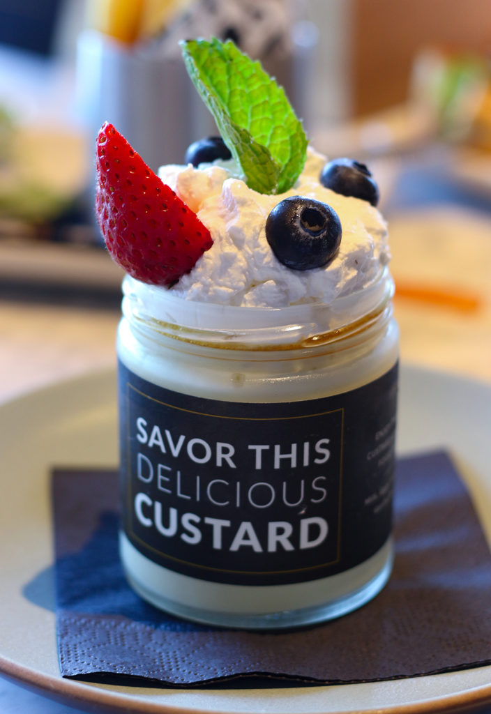 Egg custard at the Golden Pig in Hopland. Heather Irwin/PD