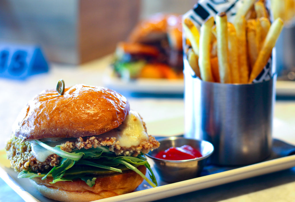 Schitzel sandwich at The Golden Pig in Hopland Heather Irwin/PD