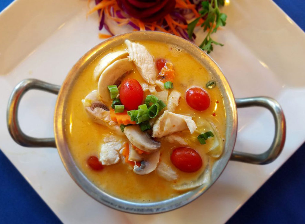 THAILAND, Thai Time in Santa Rosa: Coconut soup with chicken. Heather Irwin/PD