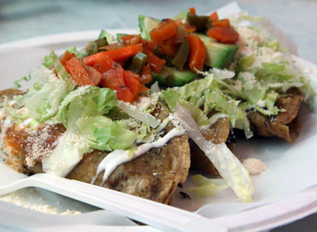 MEXICO, El Molino Central in Sonoma: Potato tacos. Heather Irwin/PD