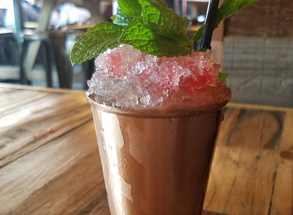 Whiskey julep at Beer Baron in Santa Rosa. Heather Irwin/pD