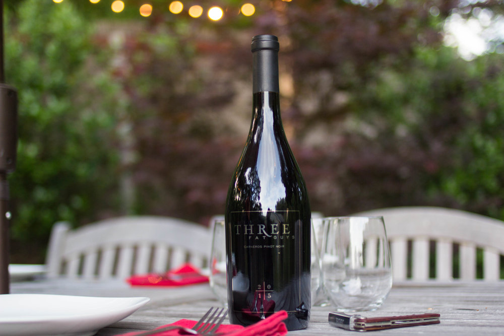 Three Fat Guys Pinot by a Savvy Event
