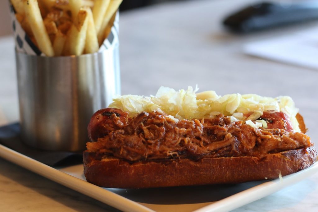 Golden Dog at The Golden Pig in Hopland. Heather Irwin/PD