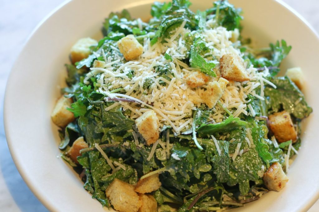 Baby Kale salad at Golden Pig in Hopland. Heather Irwin/PD