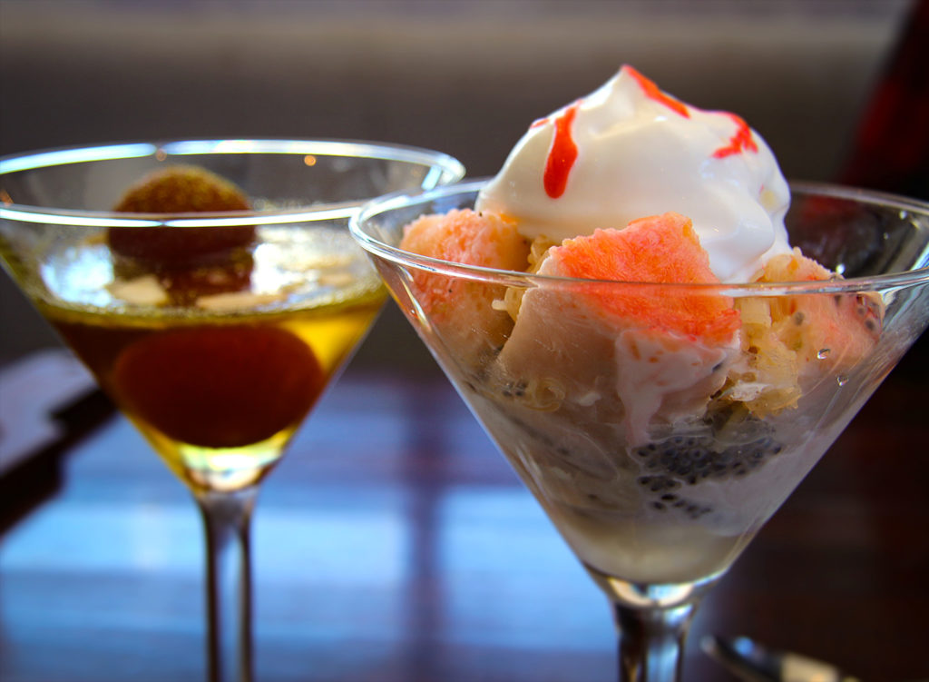 Falooda Kulfi and Gulab Jamun from the Indian Street Food menu at Bibi's Burger Bar in Santa Rosa. Heather Irwin/PD