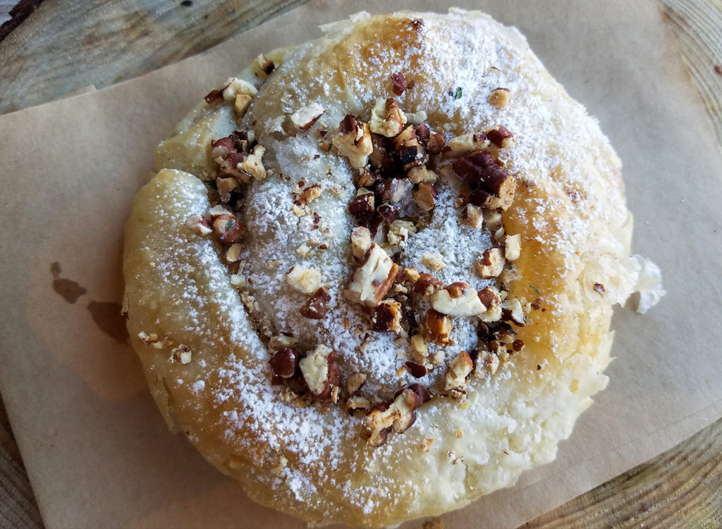 Pastry at Flower and Bone in Santa Rosa, one of the best Sonoma County restaurant dishes of 2017. Heather Irwin/PD
