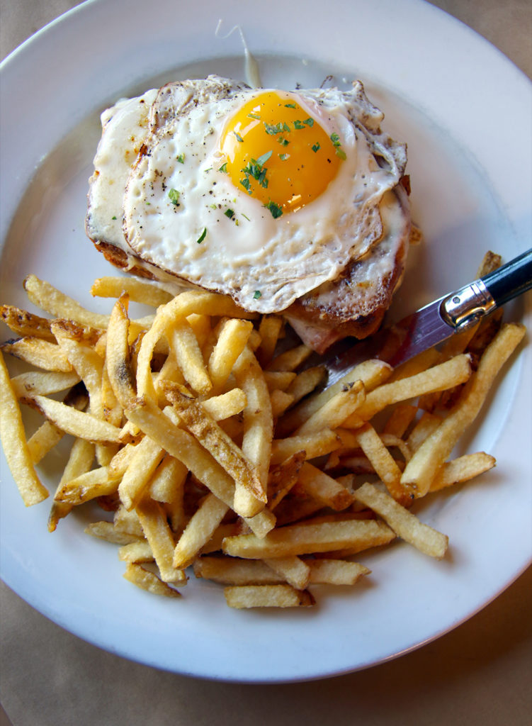 Croque Madame at Bistro 29 in Santa Rosa, one of the best Sonoma County restaurants dishes of 2017