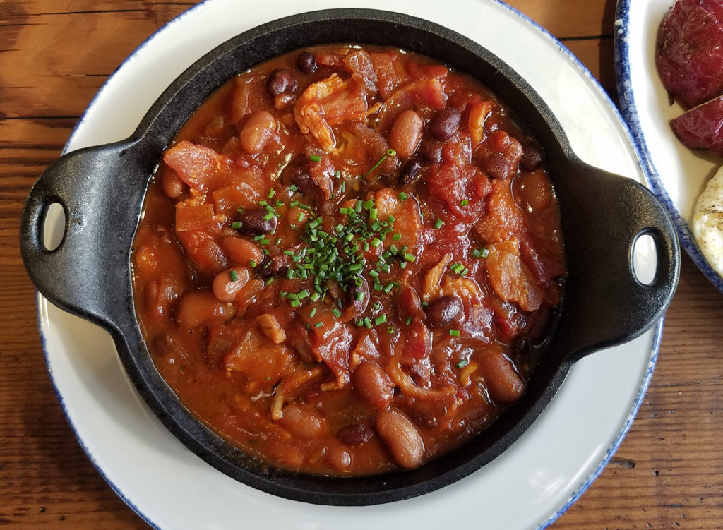 Beans at the Chicken Pharm in Petaluma, one of the best Sonoma County restaurants dishes of 2017