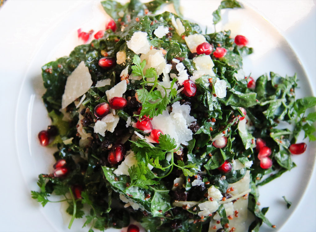 Kale salad at Tisza Bistro, one of the best Sonoma County restaurants dishes of 2017