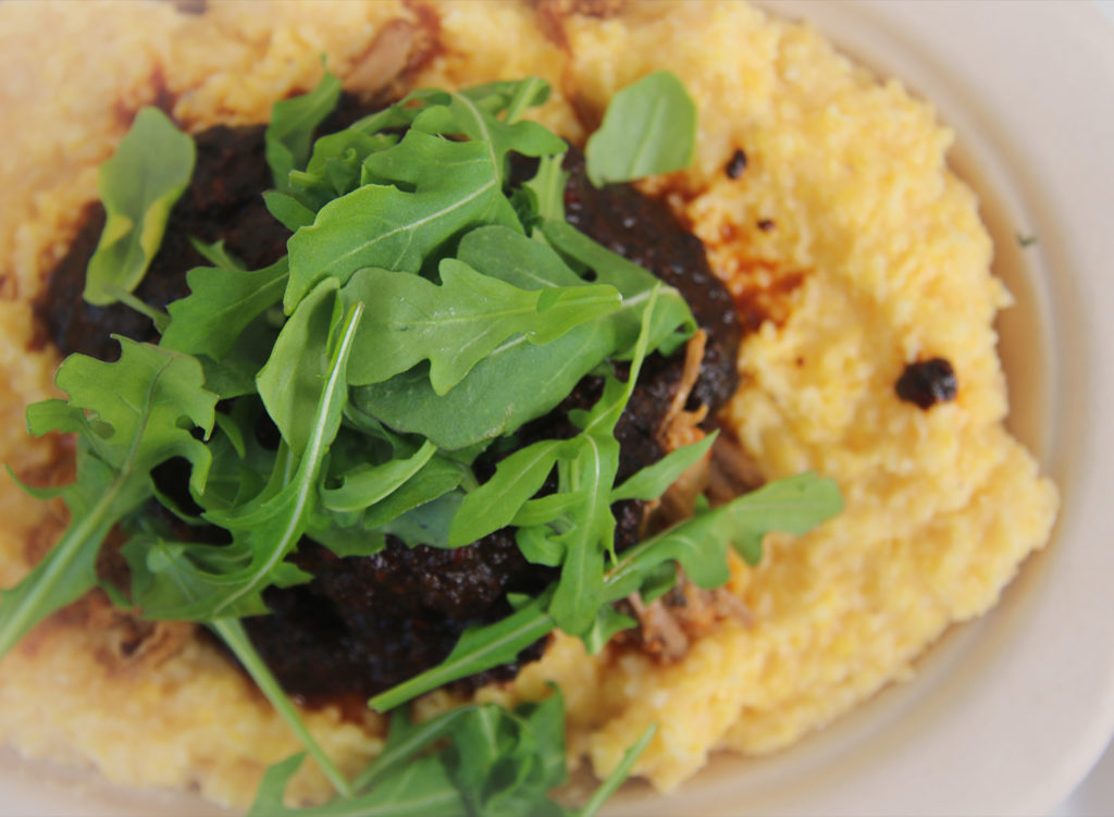 Polenta at Barrio Cocina in Sebastopol, one of the best Sonoma County restaurant dishes of 2017. Heather Irwin/PD