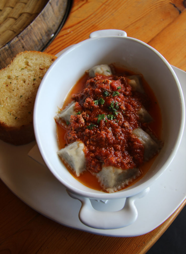 Ravioli at Negri's, one of the best Sonoma County restaurant dishes of 2017. Heather Irwin/PD