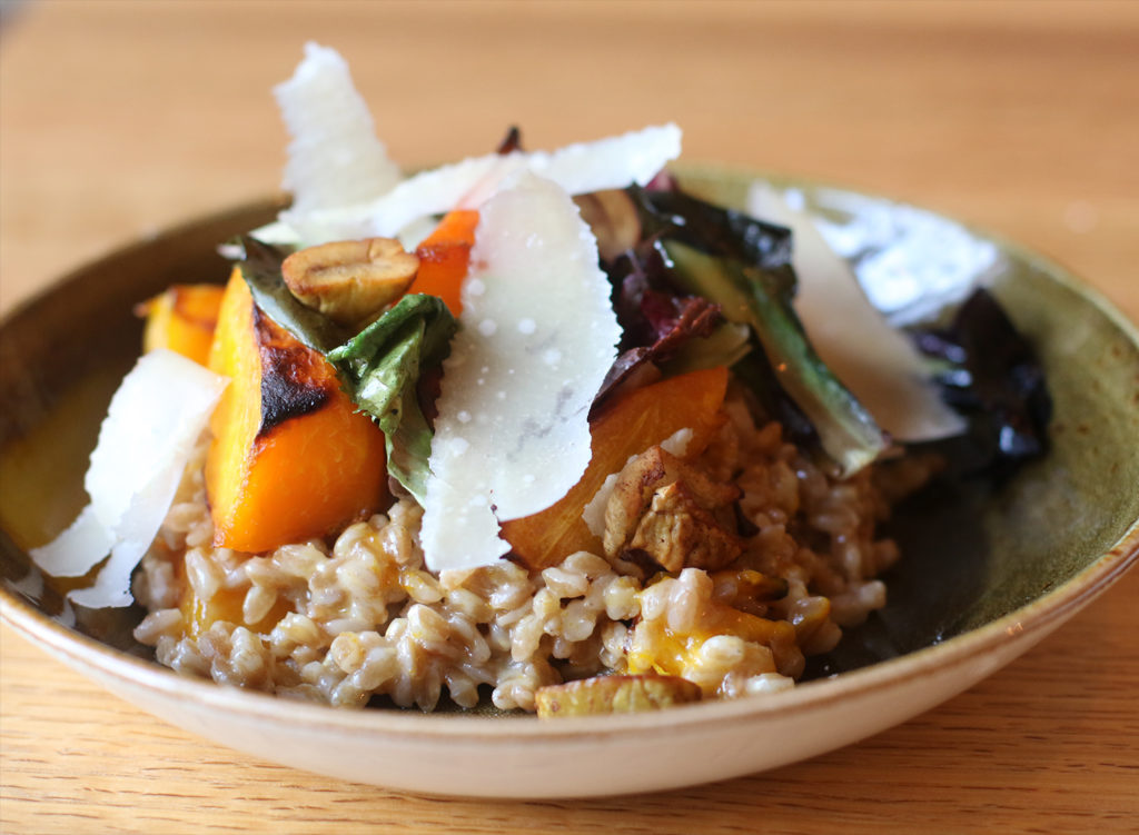 Risotto at County Bench, one of the best Sonoma County restaurants dishes of 2017