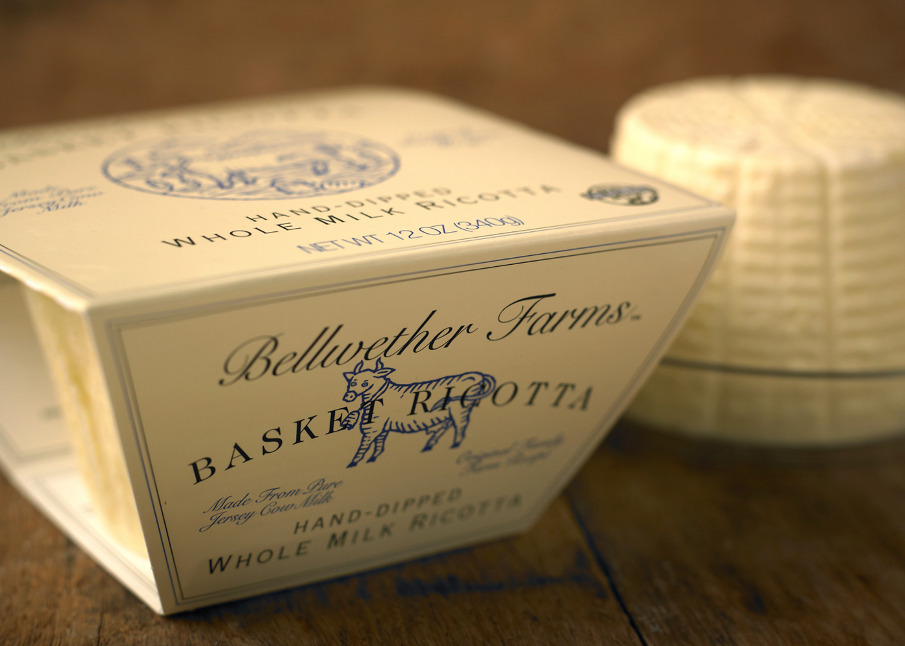 Bellwether Farms whole milk ricotta won a 2018 Good Food Award. Sonoma Magazine.