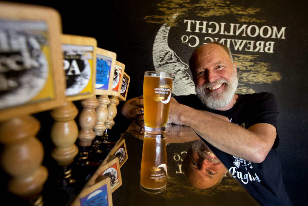 Brian Hunt has sold his Moonlight Brewing Company to Petaluma-based Lagunitas Brewing Company. (JOHN BURGESS/The Press Democrat)