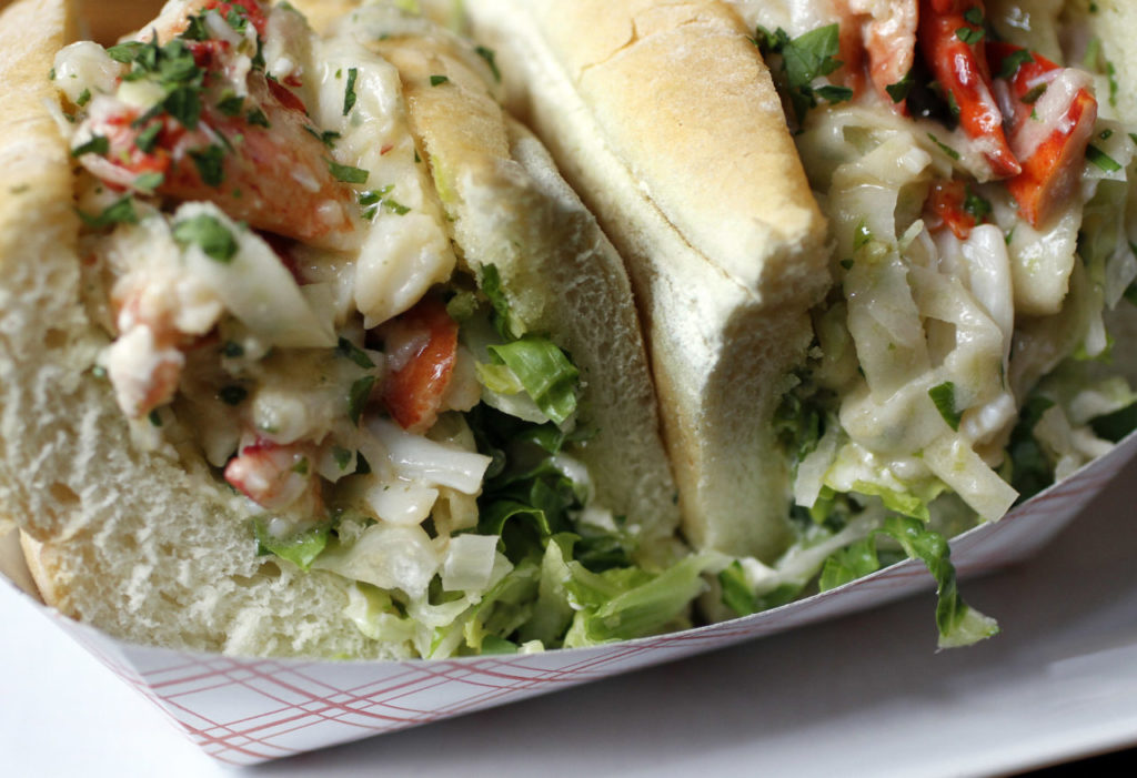 6/12/2011: D3: PC: Lobster roll at Willi's Seafood and Raw Bar, Healdsburg. June 1, 2011.