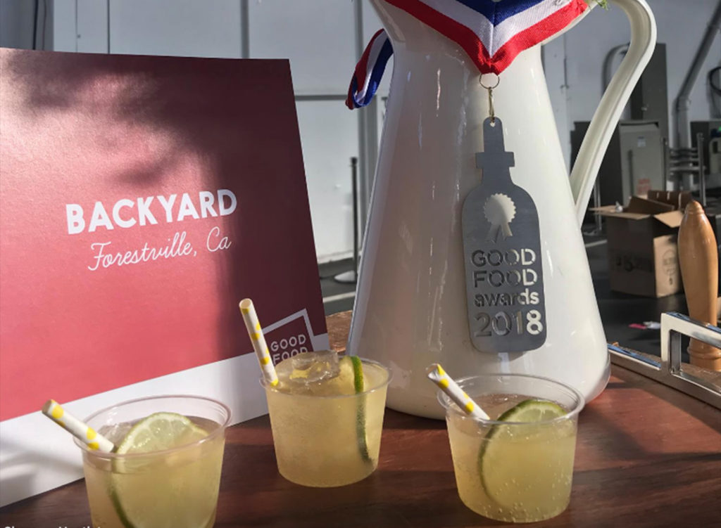 Backyard, Citrus and Juniper Shrub, which won a Good Food Award in 2018. Courtesy.