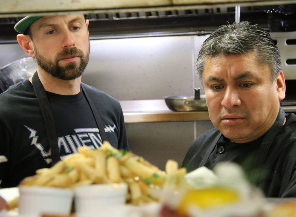 Chef Arturo Guzman at Salt and Stone in Kenwood. Heather Irwin/PD