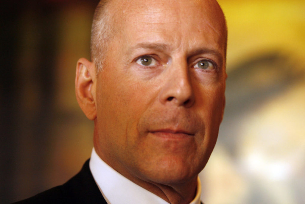 Bruce Willis arrived with new wife Emma Heming to the VIP Members Reception at Estate on West Spain Street during the 12 Annual Sonoma International Film Festival.