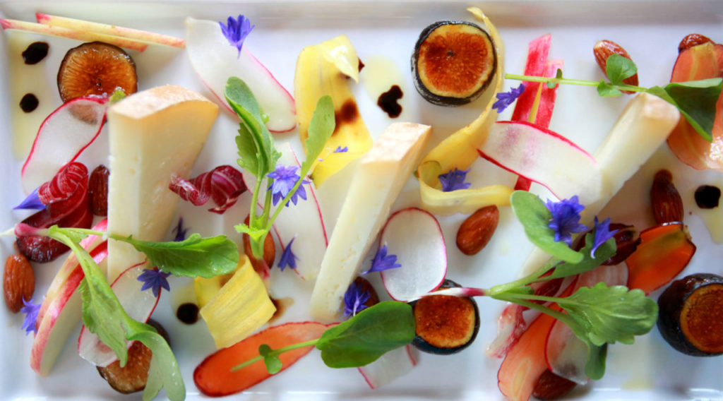 11/27/2011: D3: PC: Fig Salad at Barndiva in Healdsburg.