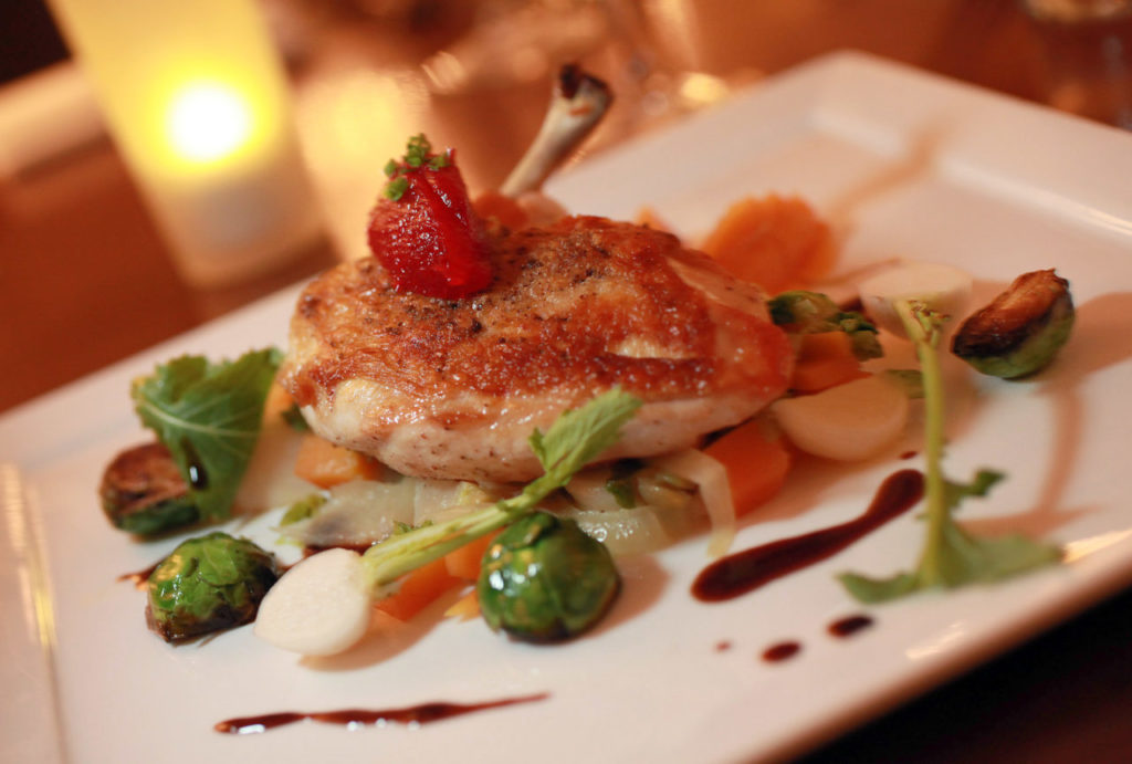 Roasted Petaluma Chicken at the El Dorado Kitchen in Sonoma, Jan 4, 2012.