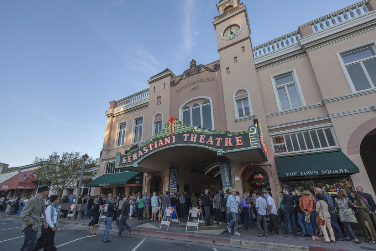 Opening night of the annual Sonoma International Film Festival started with, naturally, an opening night party in the Back Lot tent beside City Hall. Revelers then trotted over to the Sebastiani Theatre for the premiere of Alan Rickman's film "A Little Chaos". (Photos by Robbi Pengelly)